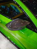 SOOQOO AUDI RS3 8Y / 8YA 乾式碳纖維後視鏡蓋 盲點偵測