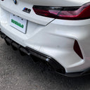 SOOQOO BMW F93 M8 乾式碳纖維後下巴