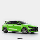 SOOQOO AUDI RS3 8Y / 8YA 乾式碳纖維側裙