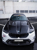 SOOQOO BMW G90 / G99 M5 乾式碳纖維引擎蓋風口飾蓋