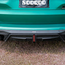 SOOQOO BMW F95 X5M 乾式碳纖維後下巴 帶燈