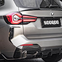 SOOQOO BMW G01 X3 LCI 乾式碳纖維後風刀