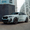 SOOQOO BMW F97 X3M / F98 X4M LCI 乾式碳纖維前保桿氣壩飾蓋