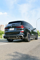 SOOQOO BMW G05 X5 乾式碳纖維後下巴