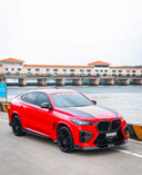 SOOQOO BMW F96 X6M LCI 乾式碳纖維前下巴