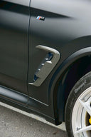SOOQOO BMW G01 X3 / G02 X4 LCI 乾式碳纖維葉子板飾蓋