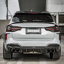 SOOQOO BMW F97 X3M LCI 乾式碳纖維後風刀