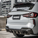 SOOQOO BMW F97 X3M LCI 乾式碳纖維後風刀