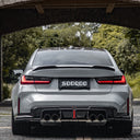 SOOQOO BMW G80 / G81 M3 / G82 / G83 M4 SQ-V1 乾式碳纖維後下巴 帶燈