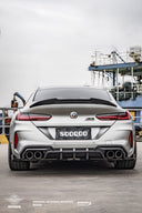SOOQOO BMW F93 M8 乾式碳纖維後下巴