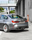 SOOQOO BMW G80 / G81 M3 SQ-V2 乾式碳纖維後包角